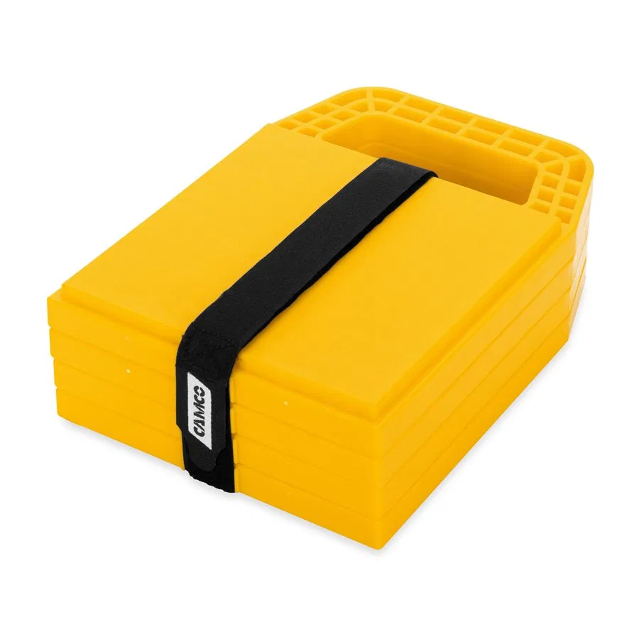 44595 – CAMCO Trailer Stabilizer Jack Stand Pad, Use To Stabilize Jack Foot and Keep It From Sinking 6.2 Inch x 6.2 I...